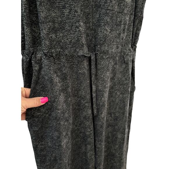 Athleta Topanga Printed Jumpsuit Viper Black Size Small - Picture 11 of 14